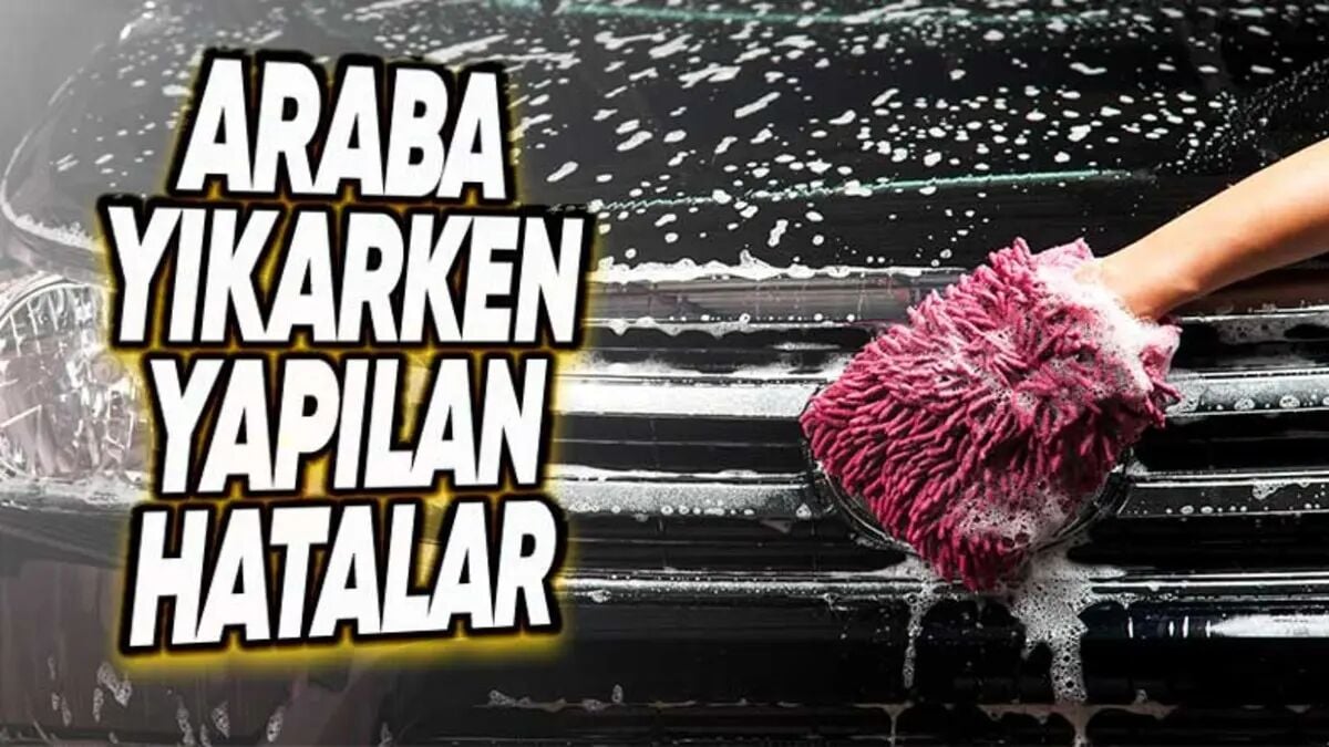 Evde Araba Yıkarken En Sık Yapılan Hata