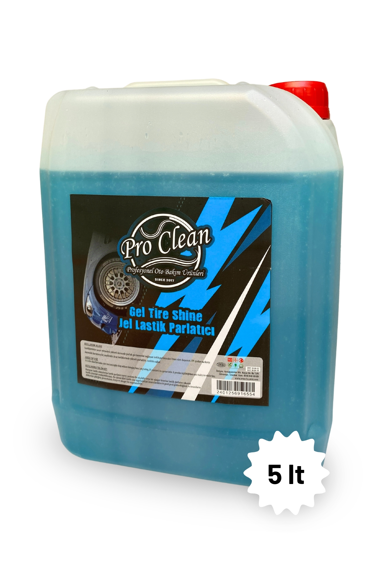 Proclean Jel Lastik Parlatıcı 5 Litre