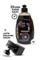 Proclean Endurance Lastik Parlatıcı ve Koruyucu Jel 500 ml. ve Lastik Fırçası