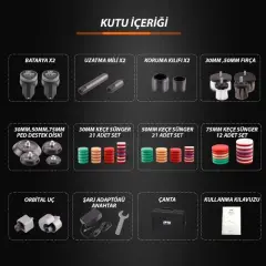 Spta 12V Şarjlı Nano Orbital Polisaj Makinesi