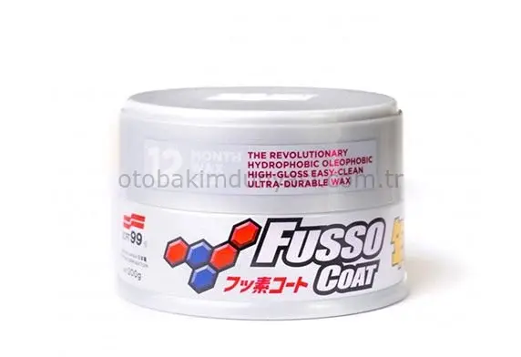 Soft99 Fusso Coat 12 Aylık Wax Açık Renk Avrupa Versiyon 200gr.