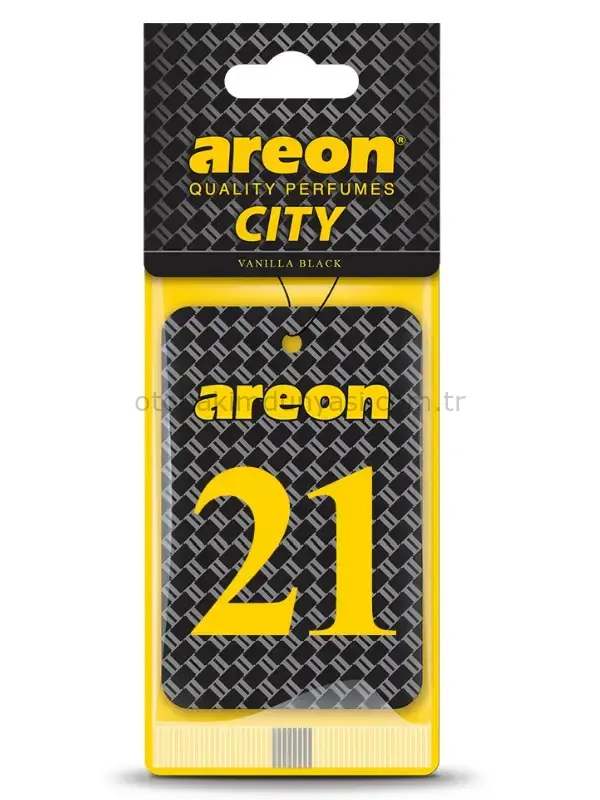 Areon City 21 Vanilla Black Oto Araç Kokusu