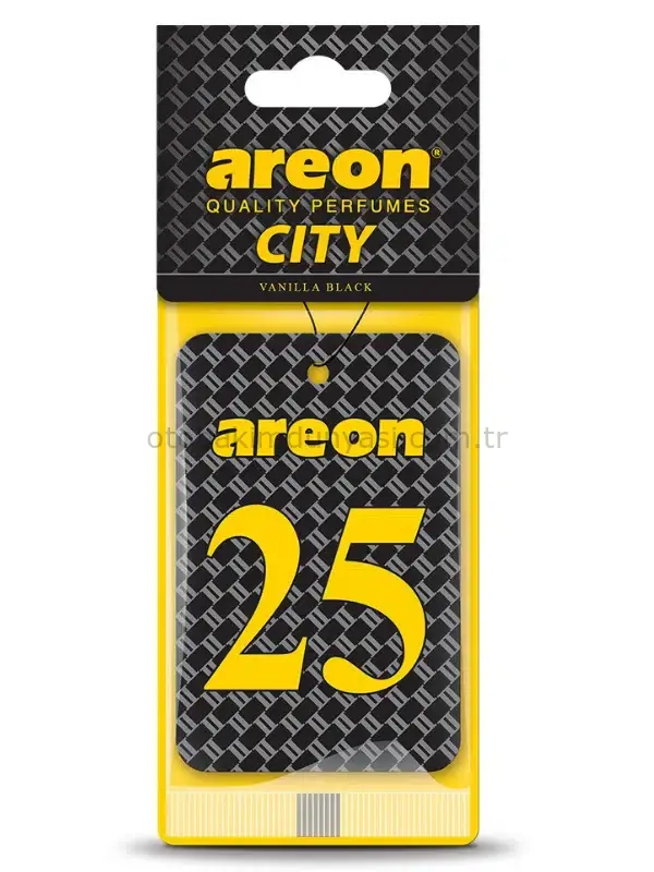 Areon City Vanilla Black 25 Oto Araç Kokusu