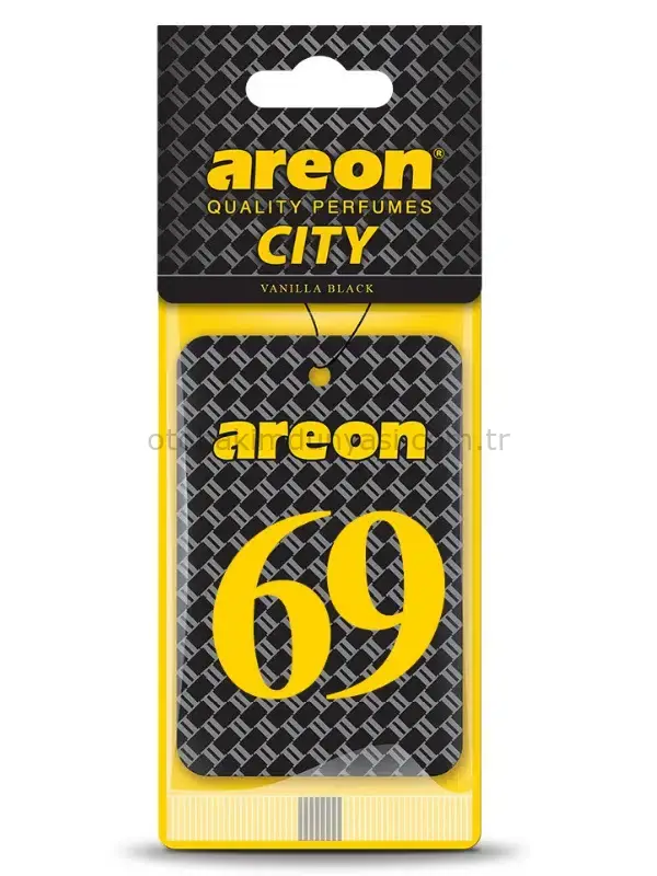 Areon City 69 Vanilla Black Oto Araç Kokusu