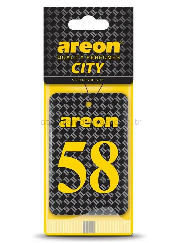 Areon City Vanilla Black 58 Oto Araç Kokusu