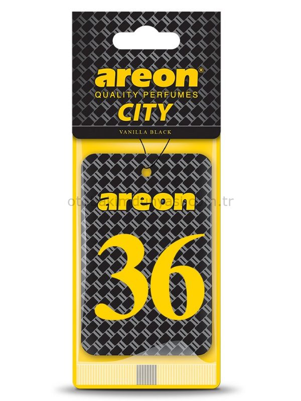 Areon City 36 Vanilla Black Oto Araç Kokusu