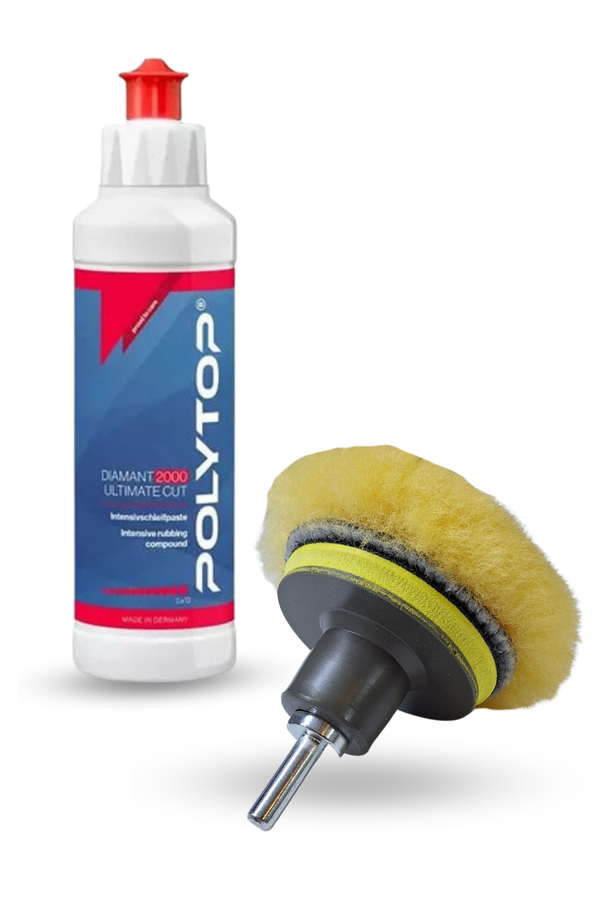 Şarjlı Matkap Pasta Seti - Polytop 2000 Keçe Taban Metal Uç