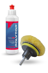 Şarjlı Matkap Pasta Seti - Polytop 2000 Keçe Taban Metal Uç