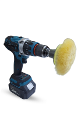 Şarjlı Matkap Pasta Seti - Polytop 2000 Keçe Taban Metal Uç