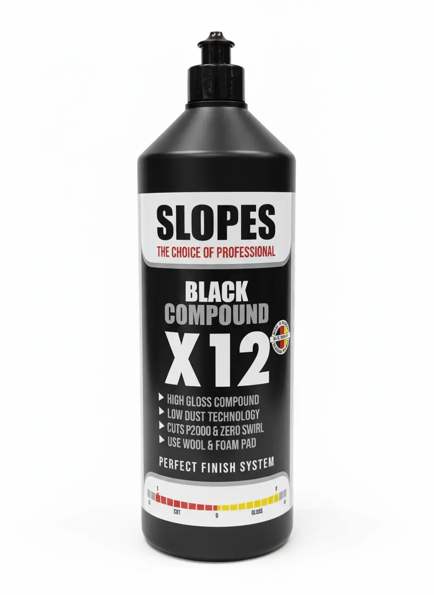 Slopes X12 Siyah Tek Adım Pasta 1 Litre