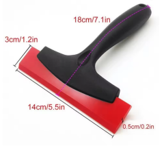 Silikon Su Çekçek Ragle Cam Filmi Çekme Uygulama Aparatı