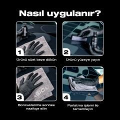 Nasiol PPFGuard Araç Boya Koruma Filmi (PPF) İçin Nano Seramik Kaplama-50 mL-1,5 Yıl Etkili