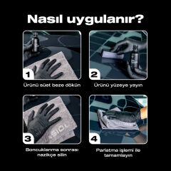 Nasiol PPFGuard Araç Boya Koruma Filmi (PPF) İçin Nano Seramik Kaplama-50 mL-1,5 Yıl Etkili