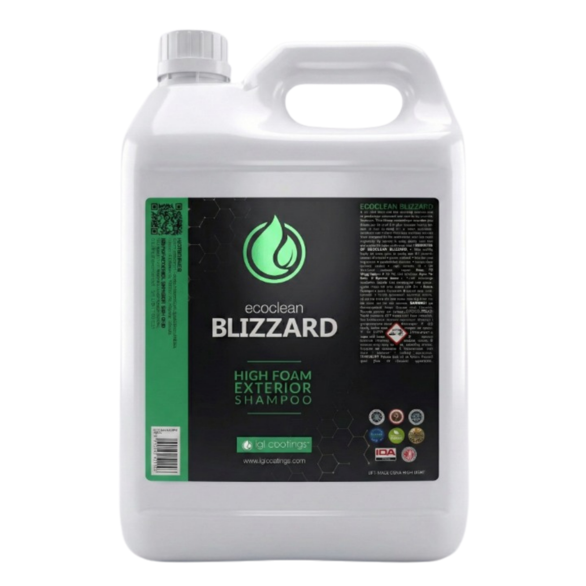 IGL EcoShine Blizzard Yüksek Köpüklü Araç Yıkama Şampuanı 5 LT