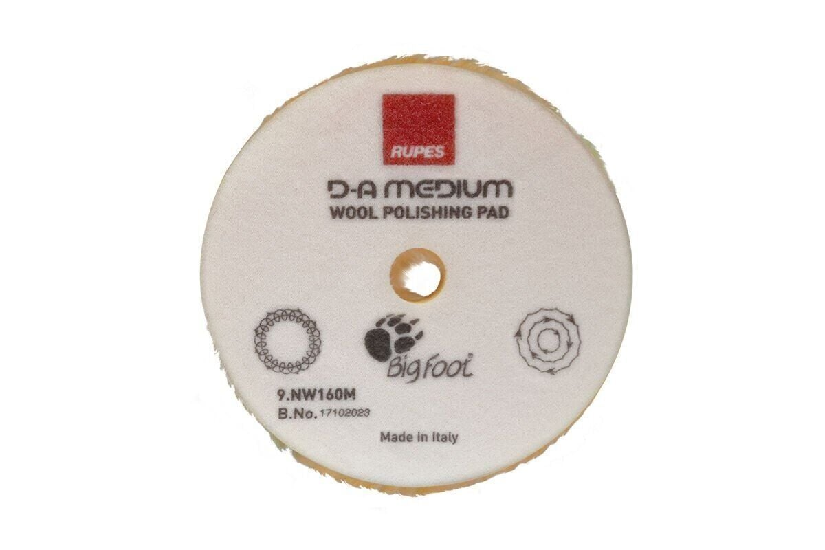 RUPES AGRESİF YÜN PASTA KEÇESİ SARI 80 MM