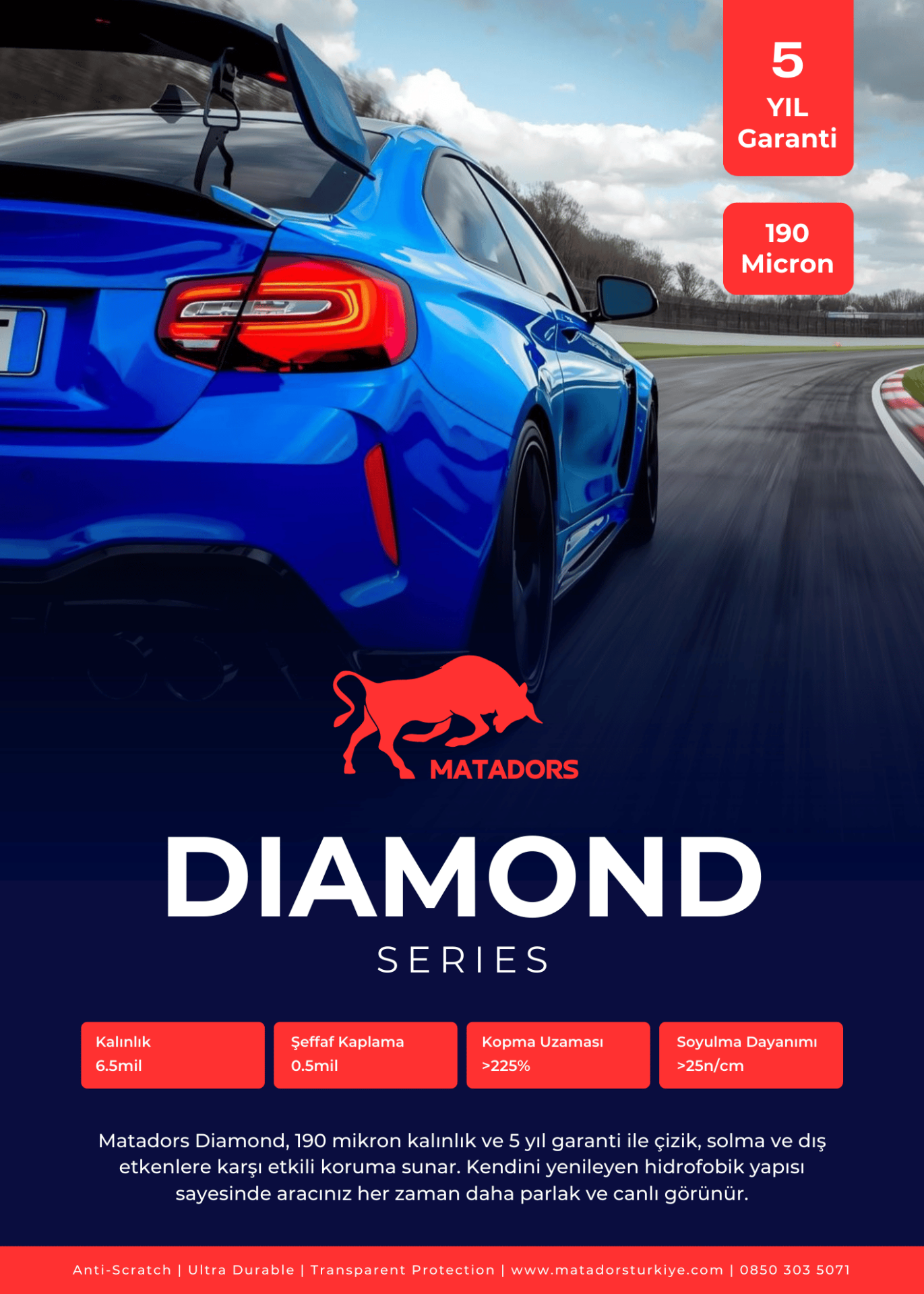 Matadors Diamond Series Ppf 190 Mikron