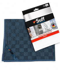 Suff Baklava Desen Cam Bezi 50x70 cm Gri