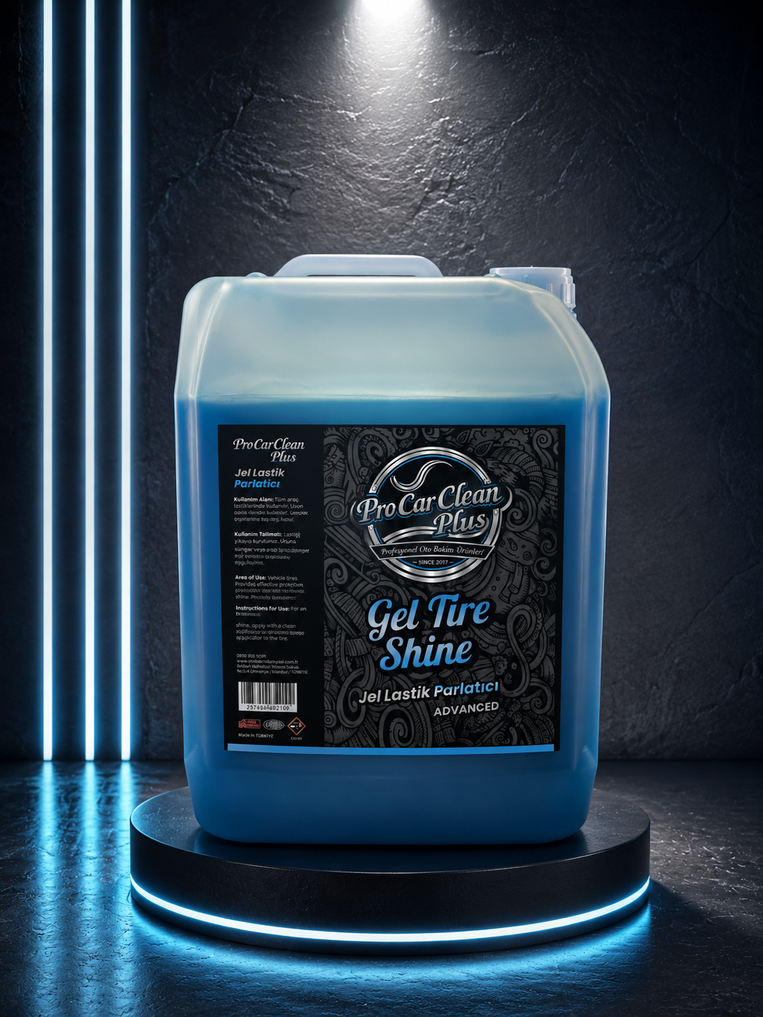 Pro Car Clean Plus Gel Tyre Shine Jel Lastik Parlatıcı 5 L
