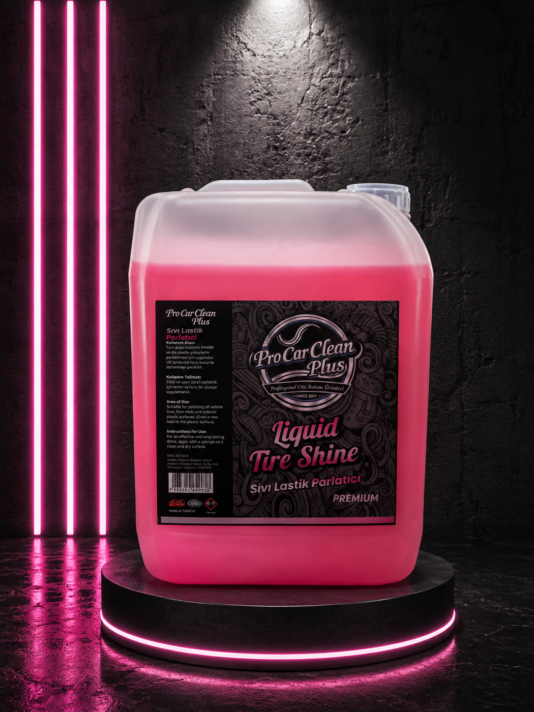 ProCar Clean Plus Liquid Tyre Shine Sıvı Lastik Parlatıcı 5L