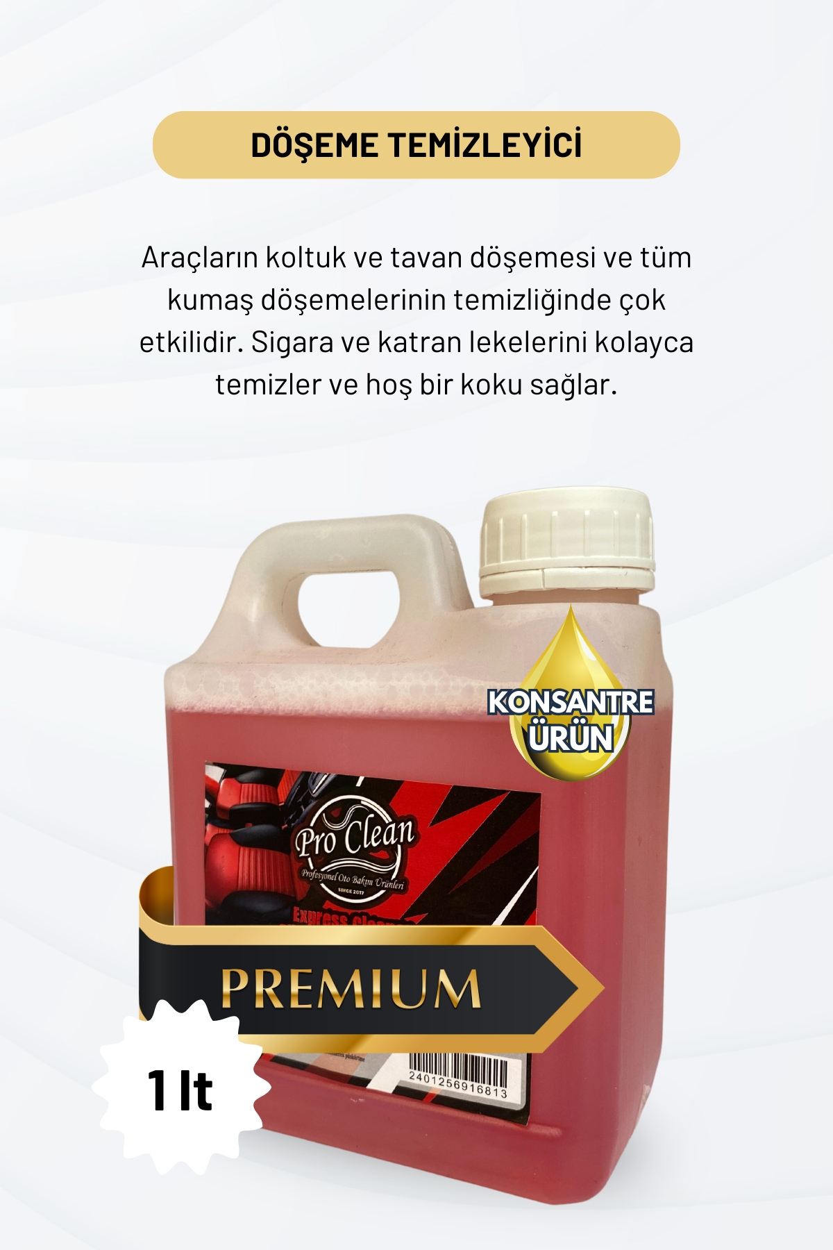 Proclean%20Oto%20Döşeme%20Temizleyici%20Premium%201lt