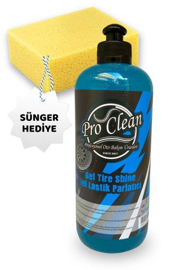 Prooclean Jel Lastik Parlatıcı 500 ml Sünger Hediyeli